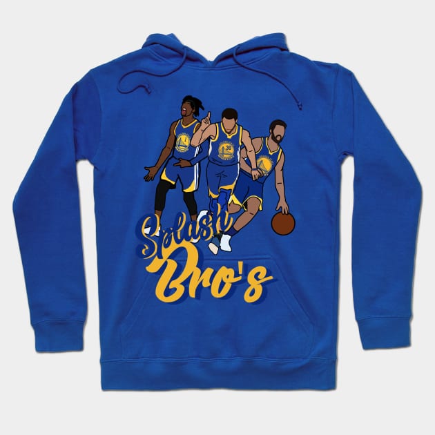 Golden State Warriors 'Splash Bro's' NBA ft. Steph Curry/Klay Thompson/Draymond Green Hoodie by xavierjfong